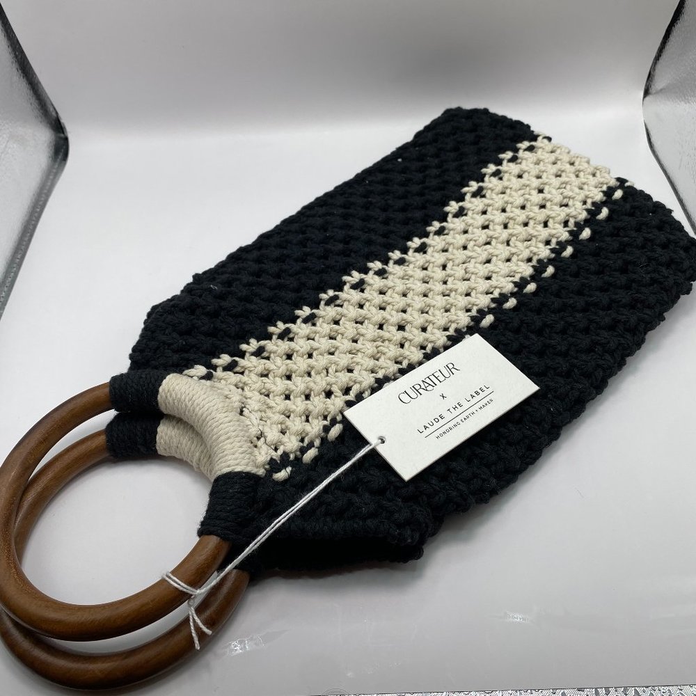 NWT Curateur x Laude the Label Crochet Purse - Picture 7 of 8